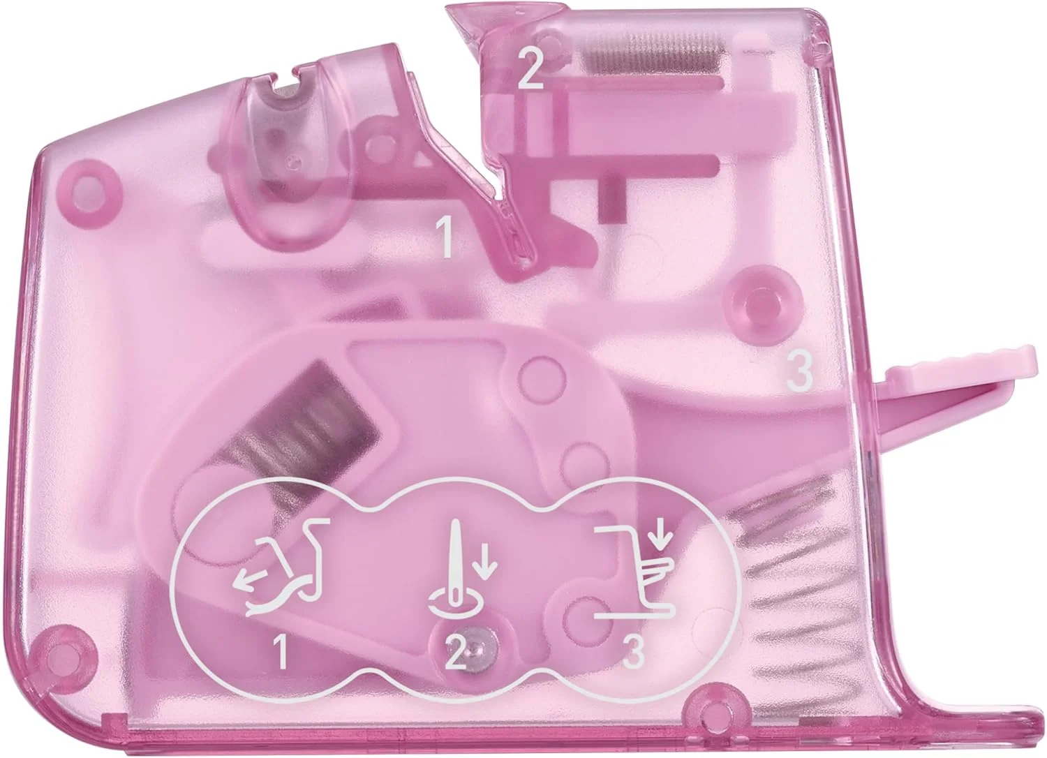 سوزن نخ کن رومیزی سریع Clover، صورتی سوزن نخ کن رومیزی سریع Clover، صورتی