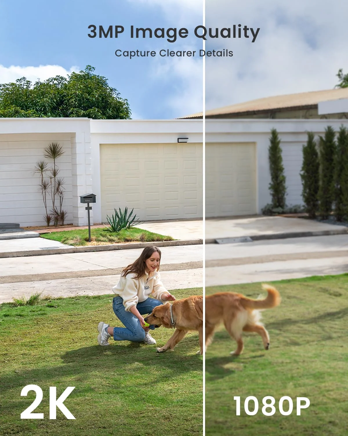 دوربین های امنیتی بی سیم فضای باز ieGeek، دوربین امنیتی وای فای 2K 3MP با باتری، دارای نورافکن و آژیر، صدای دو طرفه، دید در شب رنگی، تشخیص هوش مصنوعی برای امنیت خانه، سازگار با الکسا دوربین های امنیتی بی سیم فضای باز ieGeek، دوربین امنیتی وای فای 2K 3MP با باتری، دارای نورافکن و آژیر، صدای دو طرفه، دید در شب رنگی، تشخیص هوش مصنوعی برای امنیت خانه، سازگار با الکسا