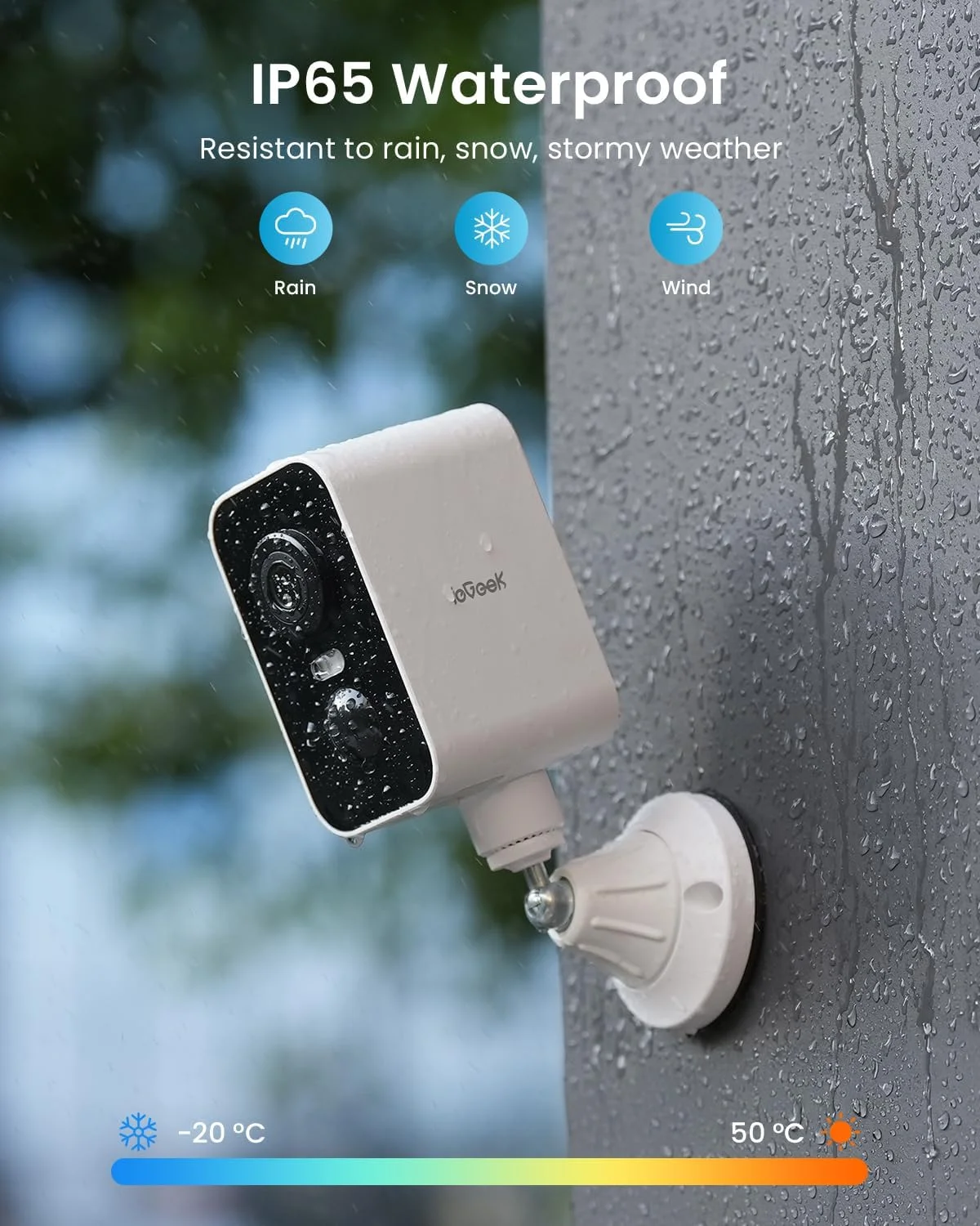 دوربین های امنیتی بی سیم فضای باز ieGeek، دوربین امنیتی وای فای 2K 3MP با باتری، دارای نورافکن و آژیر، صدای دو طرفه، دید در شب رنگی، تشخیص هوش مصنوعی برای امنیت خانه، سازگار با الکسا دوربین های امنیتی بی سیم فضای باز ieGeek، دوربین امنیتی وای فای 2K 3MP با باتری، دارای نورافکن و آژیر، صدای دو طرفه، دید در شب رنگی، تشخیص هوش مصنوعی برای امنیت خانه، سازگار با الکسا