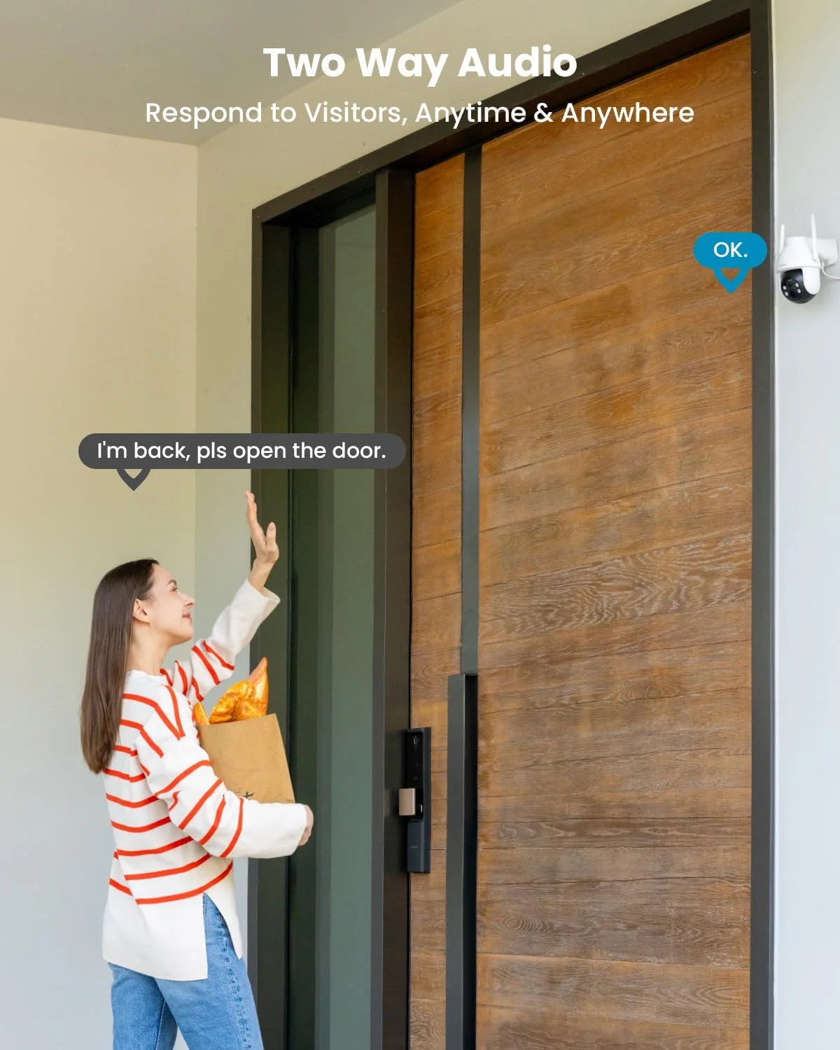 دوربین های امنیتی بی سیم فضای باز ieGeek، دوربین خورشیدی وای فای 2K برای سیستم امنیتی خانه، دوربین نظارتی با باتری و پنل خورشیدی، دید در شب رنگی دوربین های امنیتی بی سیم فضای باز ieGeek، دوربین خورشیدی وای فای 2K برای سیستم امنیتی خانه، دوربین نظارتی با باتری و پنل خورشیدی، دید در شب رنگی