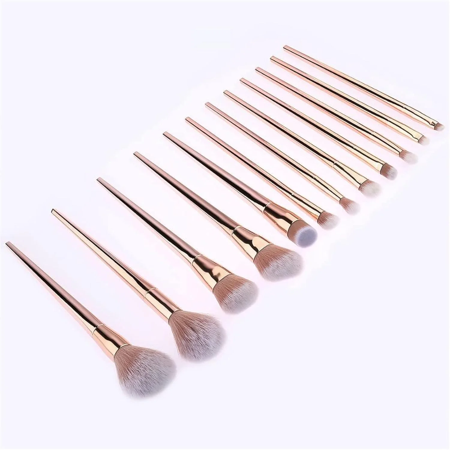 ست برس آرایشی فلزی طلایی WANAM، ابزار حرفه ای لوازم آرایشی، موی بز، مناسب برای کرم پودر، رژگونه، سایه چشم و ابرو ست برس آرایشی فلزی طلایی WANAM، ابزار حرفه ای لوازم آرایشی، موی بز، مناسب برای کرم پودر، رژگونه، سایه چشم و ابرو