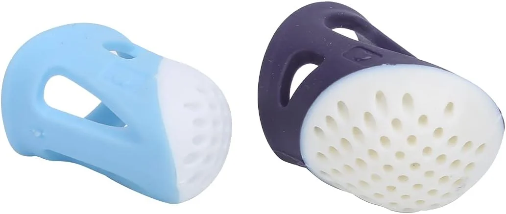 انگشتانه خیاطی Cryfokt، انگشتانه آستین ابزار خیاطی نرم و انعطاف پذیر DIY قابل استفاده مجدد برای انگشتان شست برای گلدوزی سوزن دوزی انگشتانه خیاطی Cryfokt، انگشتانه آستین ابزار خیاطی نرم و انعطاف پذیر DIY قابل استفاده مجدد برای انگشتان شست برای گلدوزی سوزن دوزی