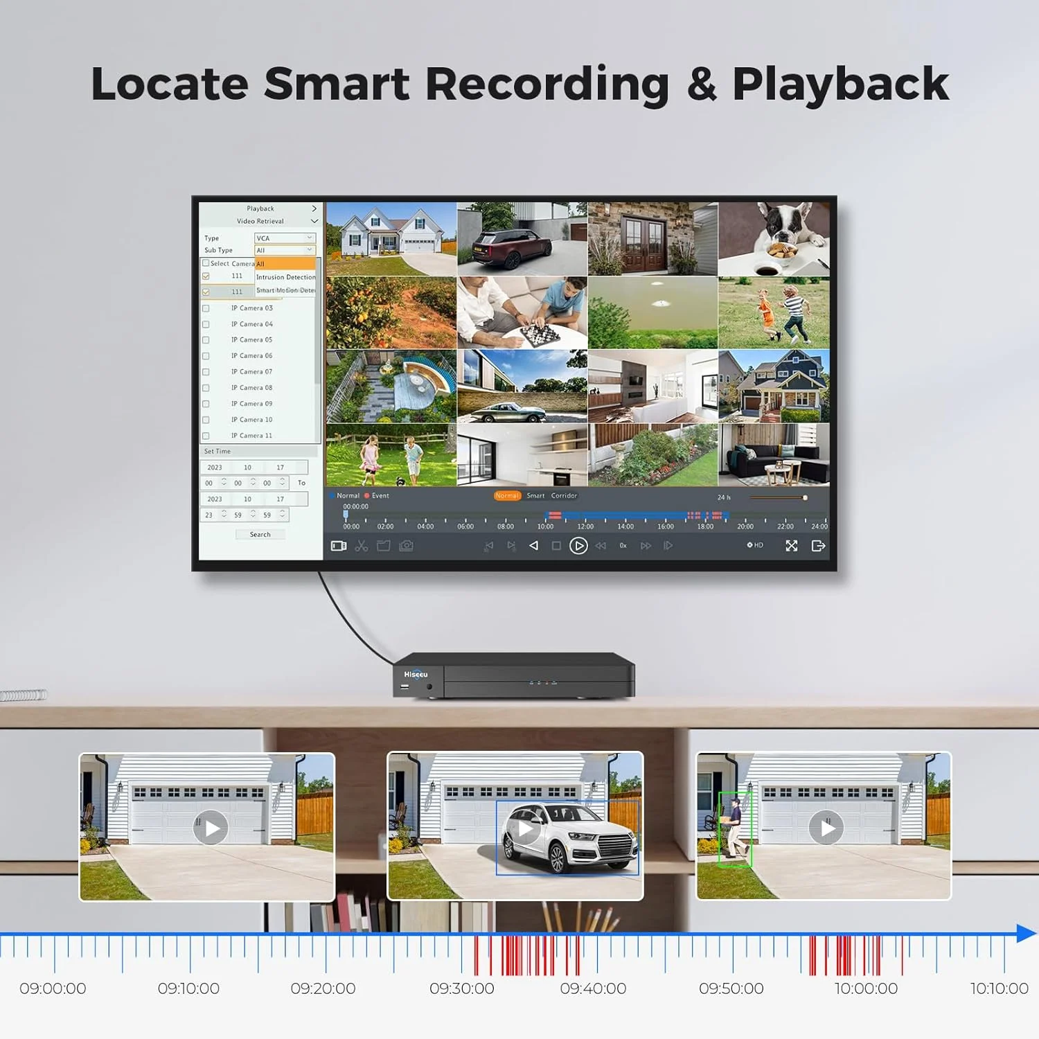 دستگاه ضبط ویدیویی دیجیتال 4K/8MP هایسیو، 16 کانال، دستگاه DVR پیشرفته مداربسته برای دوربین مداربسته، AHD/TVI/CVI/CVBS/IPC 5 در 1 هیبریدی، دسترسی از راه دور، بدون هزینه اشتراک ماهانه (بدون هارد دیسک) دستگاه ضبط ویدیویی دیجیتال 4K/8MP هایسیو، 16 کانال، دستگاه DVR پیشرفته مداربسته برای دوربین مداربسته، AHD/TVI/CVI/CVBS/IPC 5 در 1 هیبریدی، دسترسی از راه دور، بدون هزینه اشتراک ماهانه (بدون هارد دیسک)