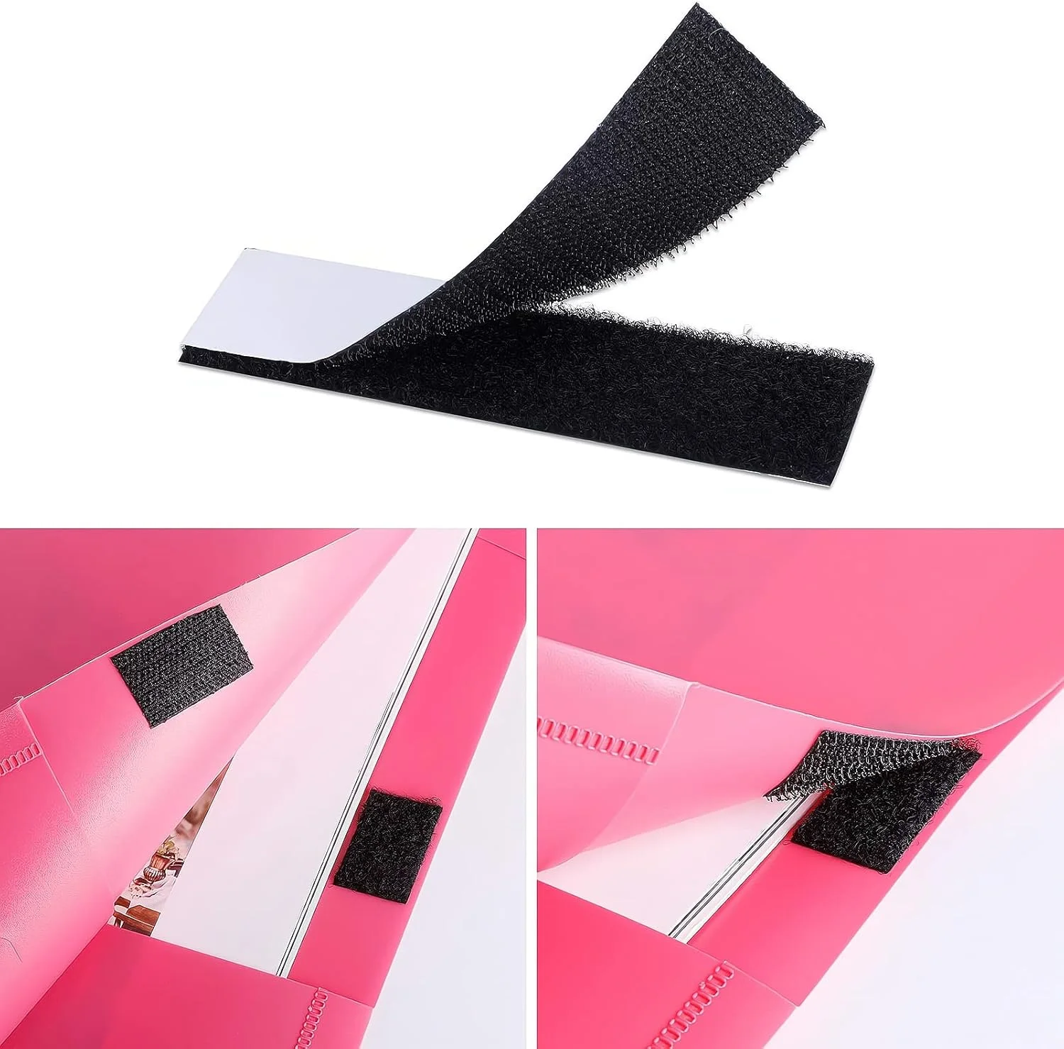 چسب دو طرفه ELECDON، 32 عدد نوار چسب قلاب و حلقه ای با قدرت چسبندگی بالا، اتصال قوی، مناسب برای خانه و محل کار چسب دو طرفه ELECDON، 32 عدد نوار چسب قلاب و حلقه ای با قدرت چسبندگی بالا، اتصال قوی، مناسب برای خانه و محل کار