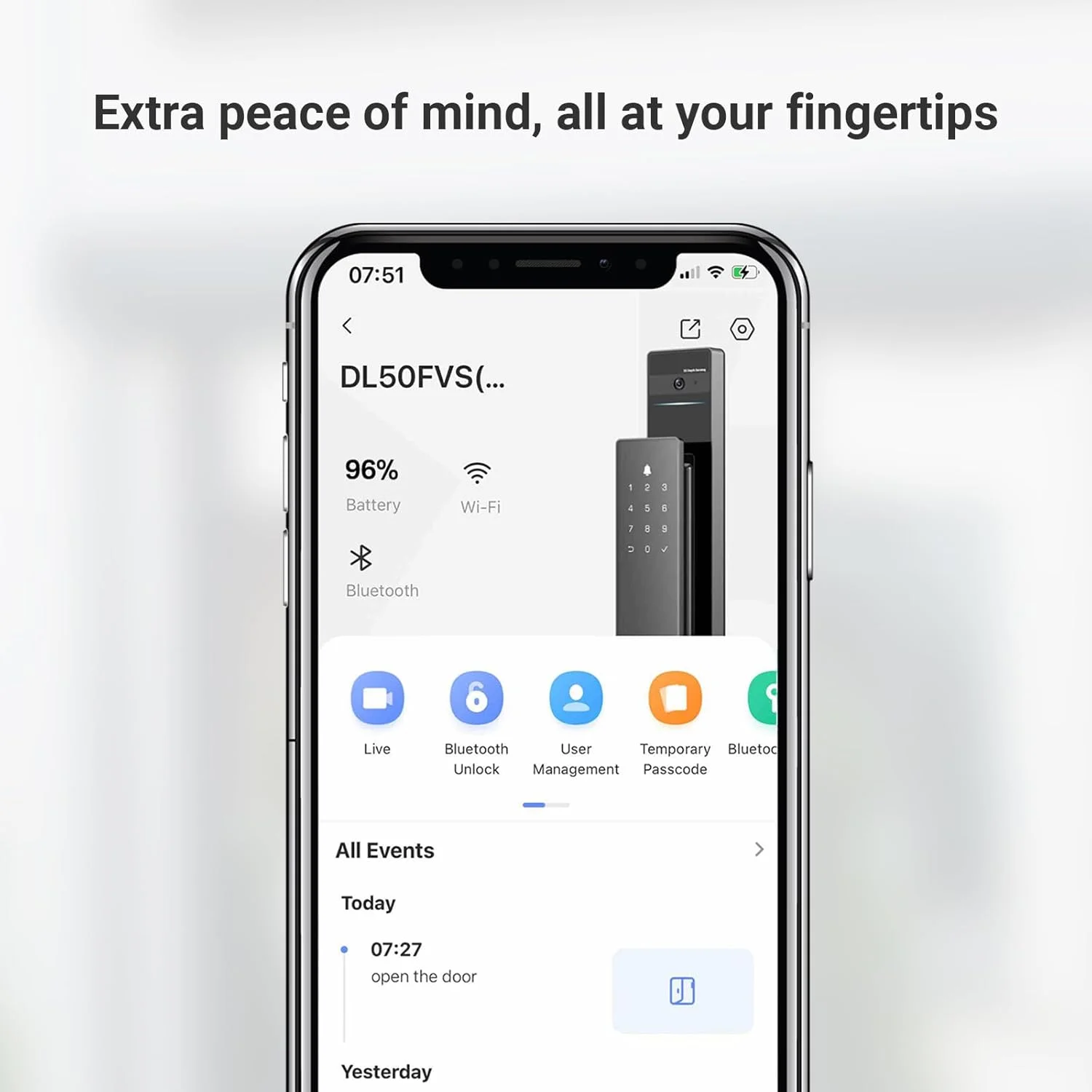 قفل هوشمند EZVIZ مدل DL50FVS
