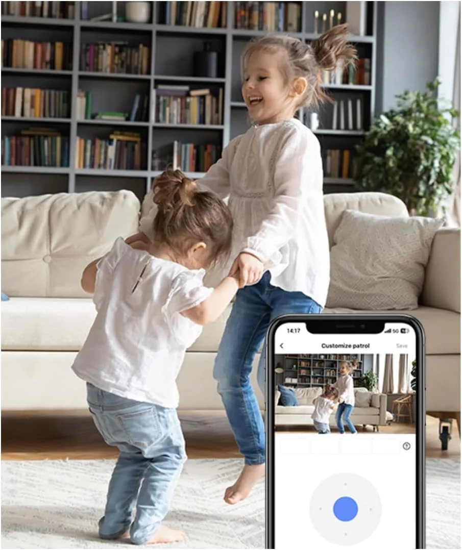 دوربین امنیتی EZVIZ مدل CP1 Pro، دوربین داخلی 2 مگاپیکسلی، دوربین مداربسته 360 درجه برای خانه، مانیتور کودک با دید در شب رنگی، تشخیص شکل انسان و صدای بلند، ردیابی خودکار، مکالمه دو طرفه، حالت خواب و گشت زنی دوربین امنیتی EZVIZ مدل CP1 Pro، دوربین داخلی 2 مگاپیکسلی، دوربین مداربسته 360 درجه برای خانه، مانیتور کودک با دید در شب رنگی، تشخیص شکل انسان و صدای بلند، ردیابی خودکار، مکالمه دو طرفه، حالت خواب و گشت زنی