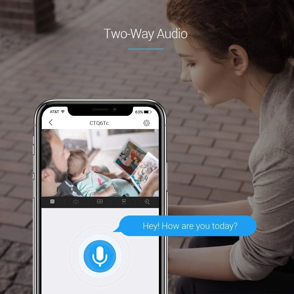دوربین امنیتی هوشمند خانگی وای فای EZVIZ C6TC، 1080p، دوربین نظارتی با ردیابی حرکت، چرخش 360 درجه، مکالمه دو طرفه، دید در شب عالی، سفید، CS CV248 B0 32WFR(EU) دوربین امنیتی هوشمند خانگی وای فای EZVIZ C6TC، 1080p، دوربین نظارتی با ردیابی حرکت، چرخش 360 درجه، مکالمه دو طرفه، دید در شب عالی، سفید، CS CV248 B0 32WFR(EU)