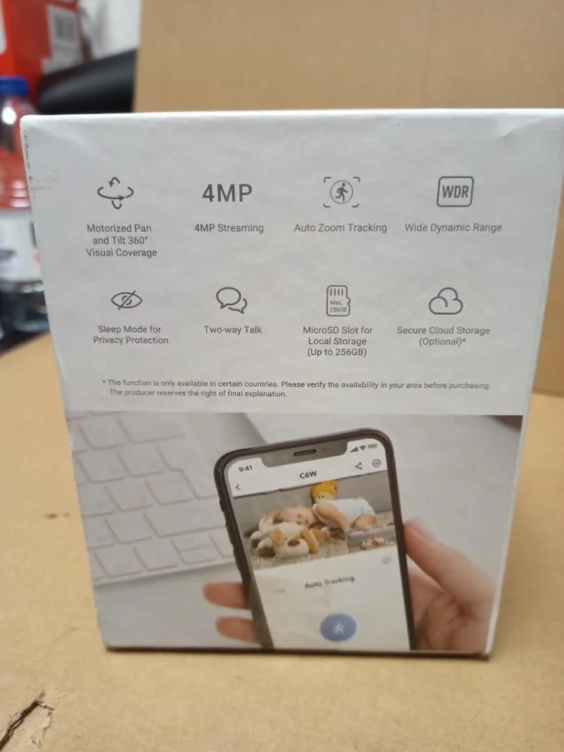 دوربین مداربسته EZVIZ C6W، دوربین وای فای داخلی، دوربین خانگی بی سیم 4 مگاپیکسلی با تشخیص حرکت، ردیابی خودکار، دید در شب 360 درجه، True-WDR، مکالمه دو طرفه، شاتر حریم خصوصی، هشدار فوری، سازگار با الکسا دوربین مداربسته EZVIZ C6W، دوربین وای فای داخلی، دوربین خانگی بی سیم 4 مگاپیکسلی با تشخیص حرکت، ردیابی خودکار، دید در شب 360 درجه، True-WDR، مکالمه دو طرفه، شاتر حریم خصوصی، هشدار فوری، سازگار با الکسا