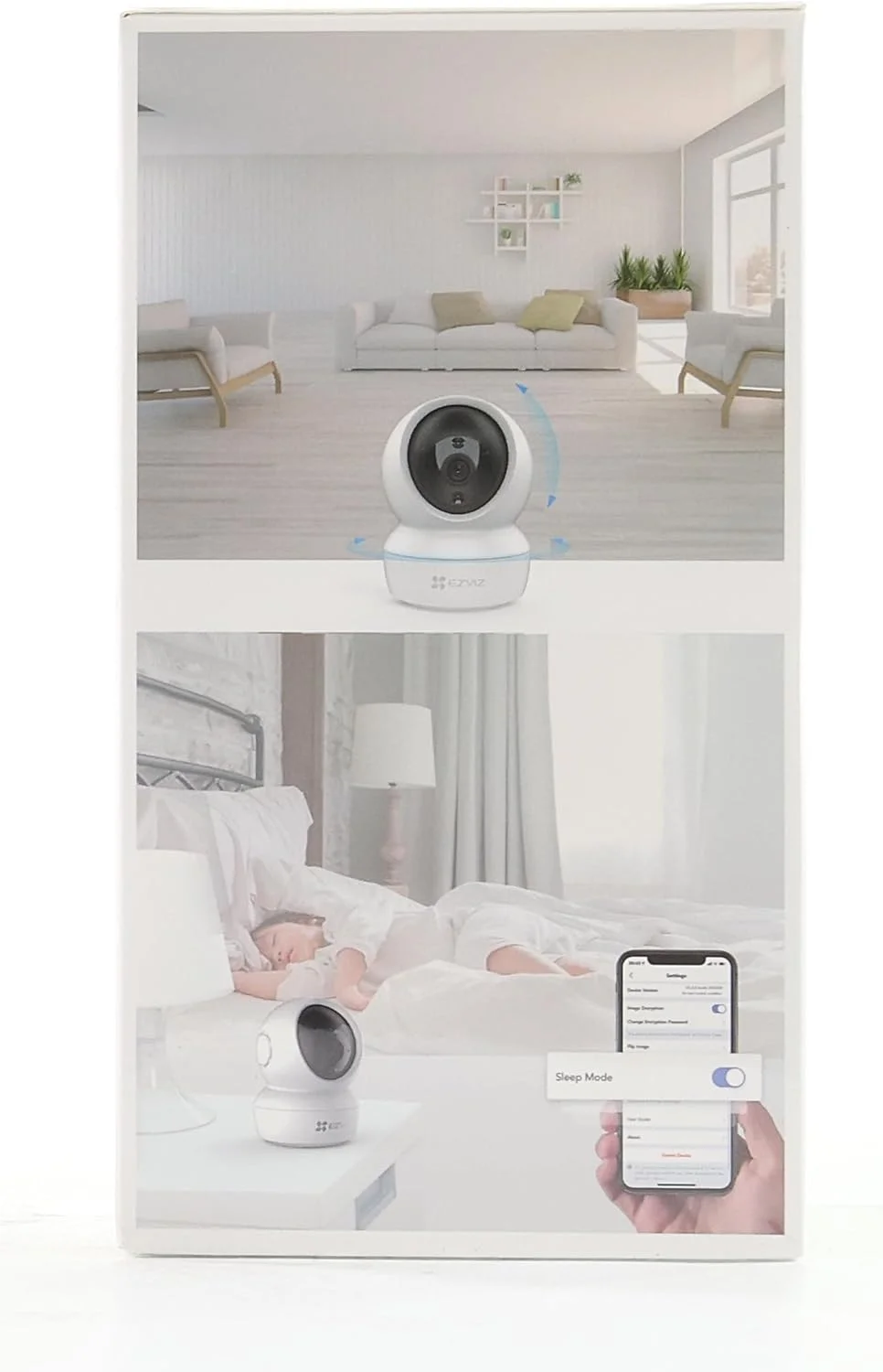 دوربین امنیتی EZVIZ C6N، دوربین مداربسته 3 مگاپیکسلی 2K برای خانه، دوربین داخلی، دوربین وای فای، دوربین کودک با ردیابی هوشمند حرکت، حالت خواب، دید در شب، مکالمه دو طرفه، ردیابی هوشمند، سازگار با الکسا دوربین امنیتی EZVIZ C6N، دوربین مداربسته 3 مگاپیکسلی 2K برای خانه، دوربین داخلی، دوربین وای فای، دوربین کودک با ردیابی هوشمند حرکت، حالت خواب، دید در شب، مکالمه دو طرفه، ردیابی هوشمند، سازگار با الکسا