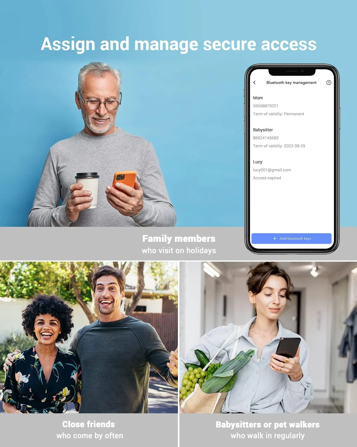 قفل هوشمند EZVIZ با WiFi، قفل الکترونیکی اتوماتیک، نصب آسان، حالت حریم خصوصی، مدیریت کاربر از طریق برنامه خانه هوشمند، DL01S قفل هوشمند EZVIZ با WiFi، قفل الکترونیکی اتوماتیک، نصب آسان، حالت حریم خصوصی، مدیریت کاربر از طریق برنامه خانه هوشمند، DL01S