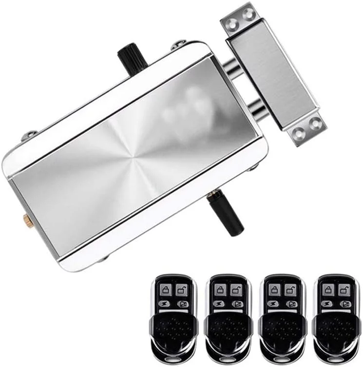 FNXSEO Smart Door Lock Home Door Lock Kit Remote Control Keyless Entry Electronic Lock Smart Wireless Anti-theft Latch System Multifunctional and Safe