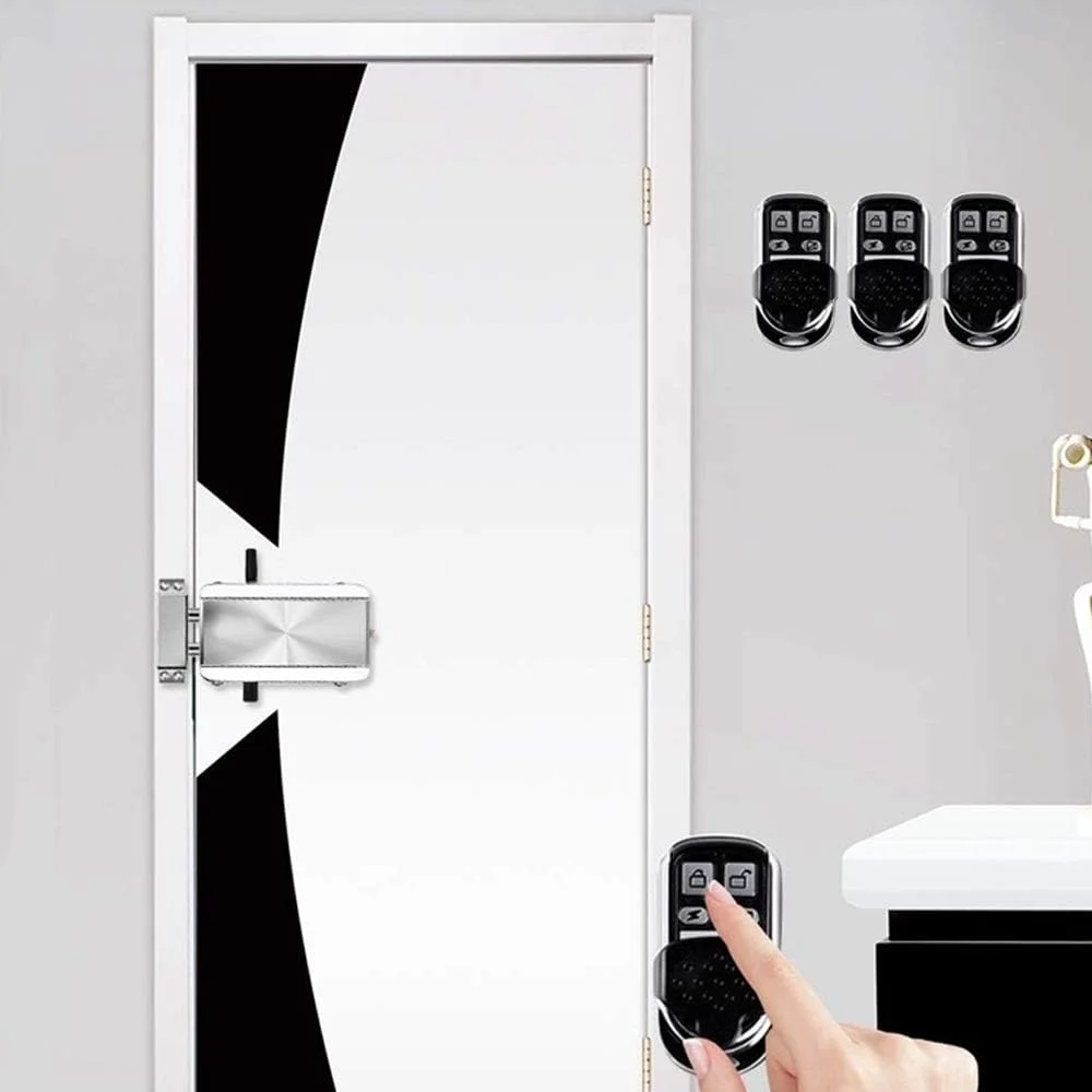 FNXSEO Smart Door Lock Home Door Lock Kit Remote Control Keyless Entry Electronic Lock Smart Wireless Anti-theft Latch System Multifunctional and Safe