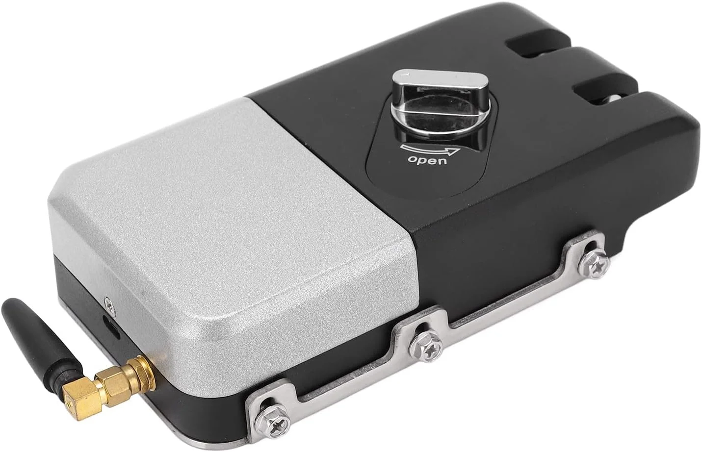 قفل درب هوشمند SJHDKLW، قفل خودکار سگک با کنترل از راه دور القایی، بدنه قفل استیل ضد زنگ ضخیم شده 3 میلی متری برای ویلا و مجتمع مسکونی