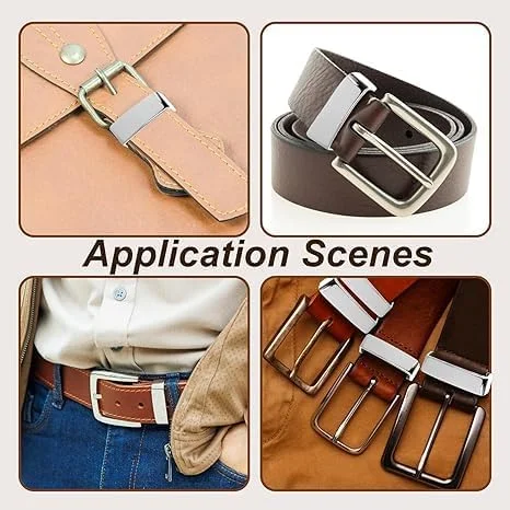 Tazweeq 4 Pcs Groove Belt Keepers, Stainless Steel Brass Alloy Loops Anti Slip Black Men's Belt Buckle Accessories, 1.5 Inches(38mm-40mm) Tazweeq 4 Pcs Groove Belt Keepers, Stainless Steel Brass Alloy Loops Anti Slip Black Men's Belt Buckle Accessories, 1.5 Inches(38mm-40mm)