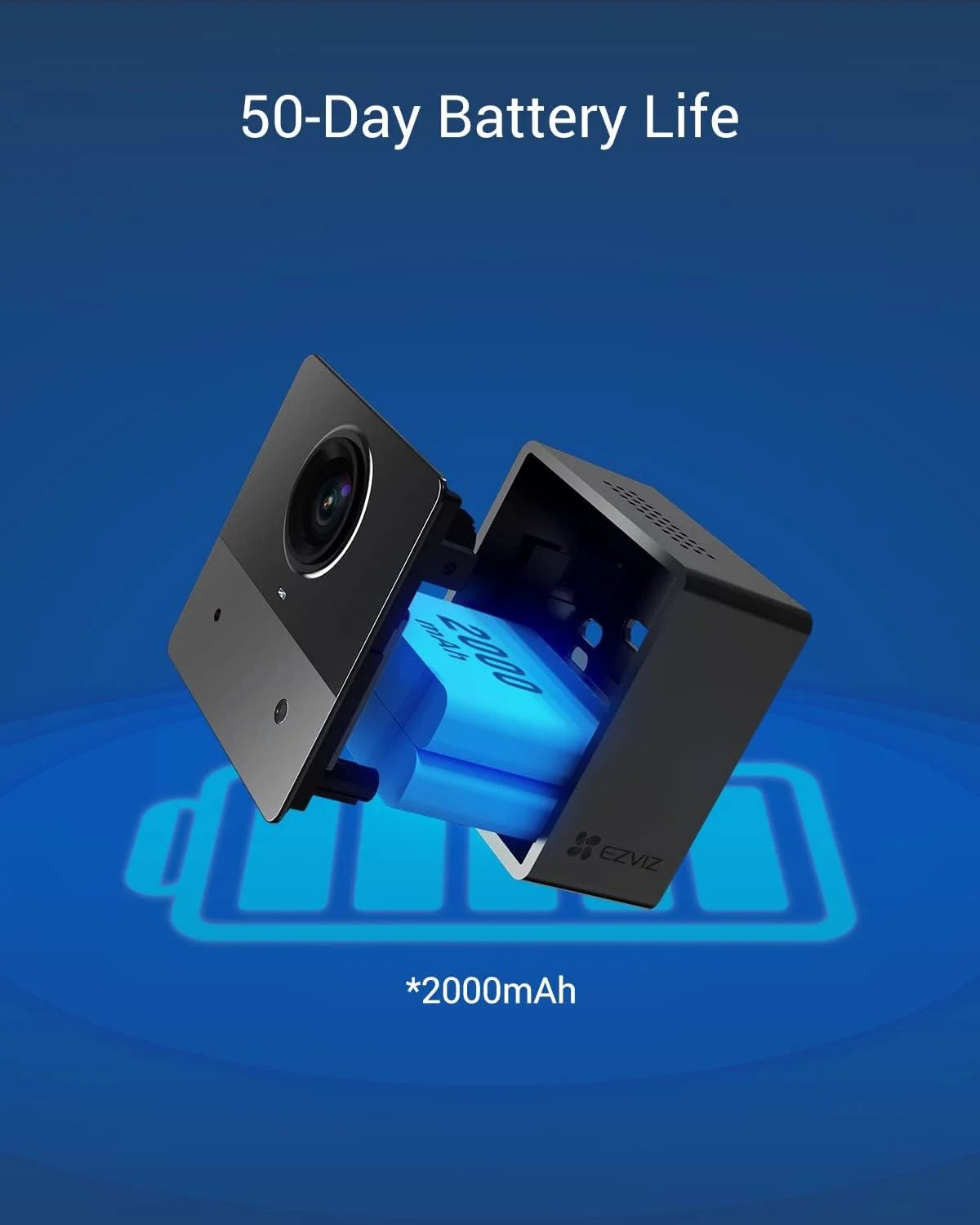 دوربین امنیتی EZVIZ BC2 با باتری، دوربین مداربسته وای فای 1080p با PIR Motion، تشخیص هوشمند انسان، مکالمه صوتی دو طرفه، نصب آسان با پایه مغناطیسی، پشتیبانی از فضای ابری و ذخیره سازی کارت SD دوربین امنیتی EZVIZ BC2 با باتری، دوربین مداربسته وای فای 1080p با PIR Motion، تشخیص هوشمند انسان، مکالمه صوتی دو طرفه، نصب آسان با پایه مغناطیسی، پشتیبانی از فضای ابری و ذخیره سازی کارت SD