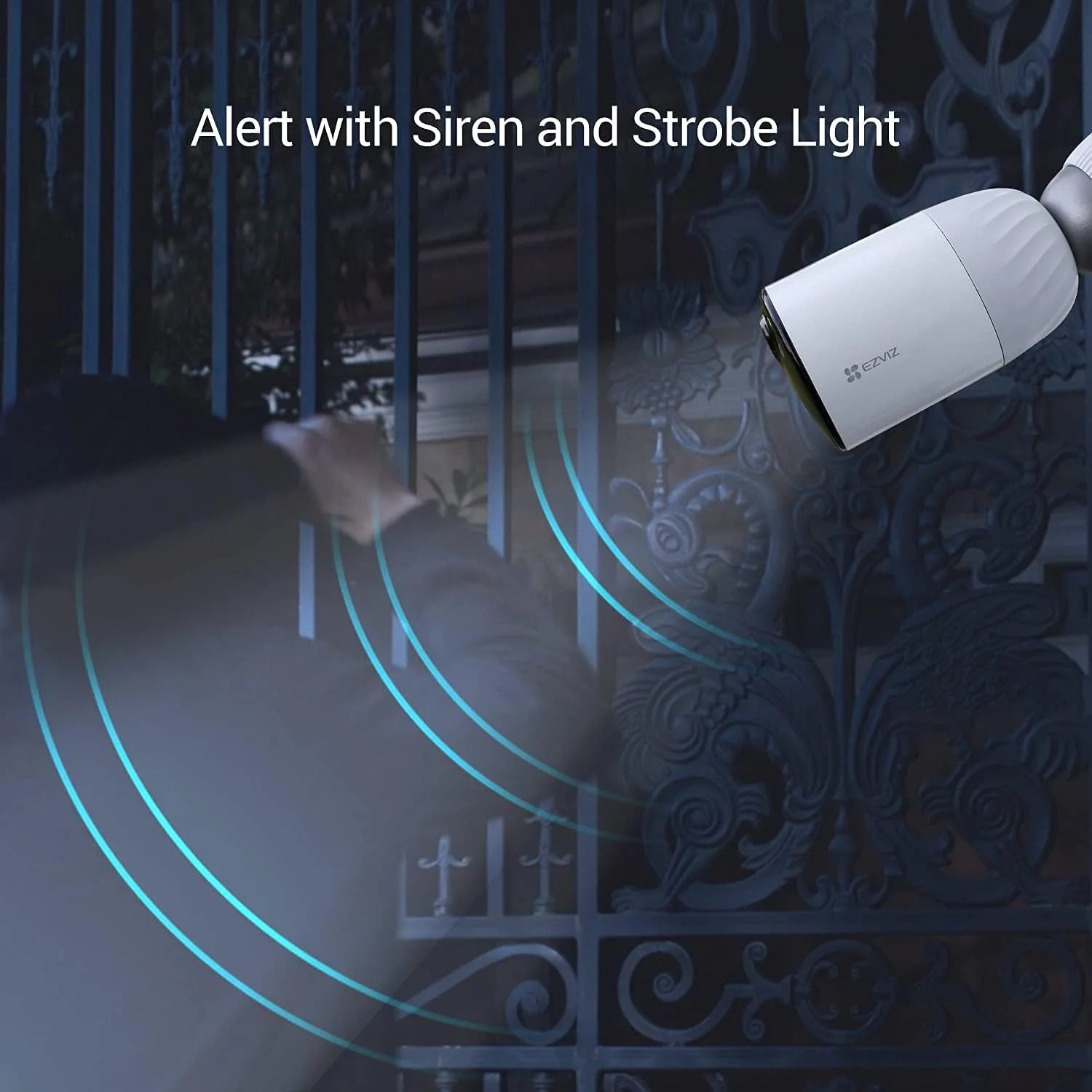 دوربین وای فای فضای باز EZVIZ BC1، دوربین مداربسته امنیتی 1080p با دید در شب رنگی، تشخیص حرکت PIR، تشخیص هوشمند انسان، صدای دو طرفه، سازگار با الکسا و دستیار گوگل (BC1-B2) دوربین وای فای فضای باز EZVIZ BC1، دوربین مداربسته امنیتی 1080p با دید در شب رنگی، تشخیص حرکت PIR، تشخیص هوشمند انسان، صدای دو طرفه، سازگار با الکسا و دستیار گوگل (BC1-B2)