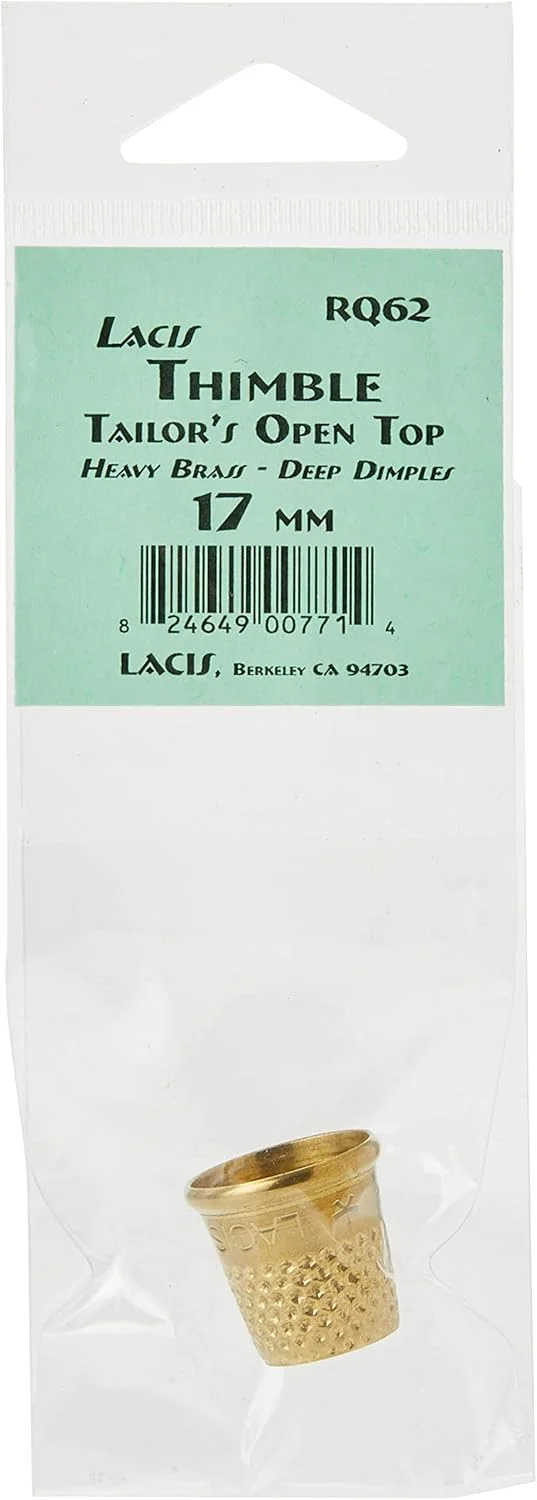 انگشتانه خیاطی سر باز Lacis، سایز 17 میلی متر انگشتانه خیاطی سر باز Lacis، سایز 17 میلی متر