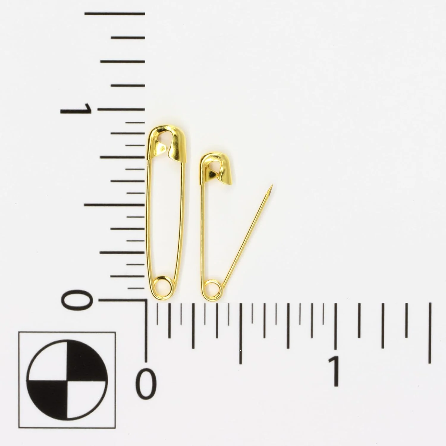 سنجاق قفلی برنجی دریتز، سایزهای 3/4 اینچ و 7/8 اینچ، 200 عددی سنجاق قفلی برنجی دریتز، سایزهای 3/4 اینچ و 7/8 اینچ، 200 عددی