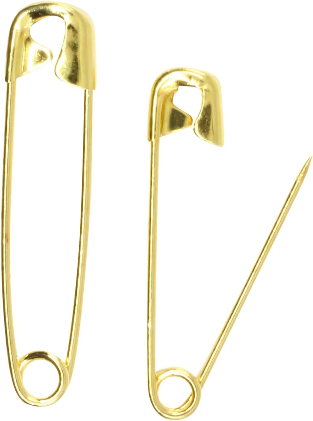 سنجاق قفلی های برنجی دریتز، سایزهای 3/4 اینچ و 7/8 اینچ، تعداد 80 عدد