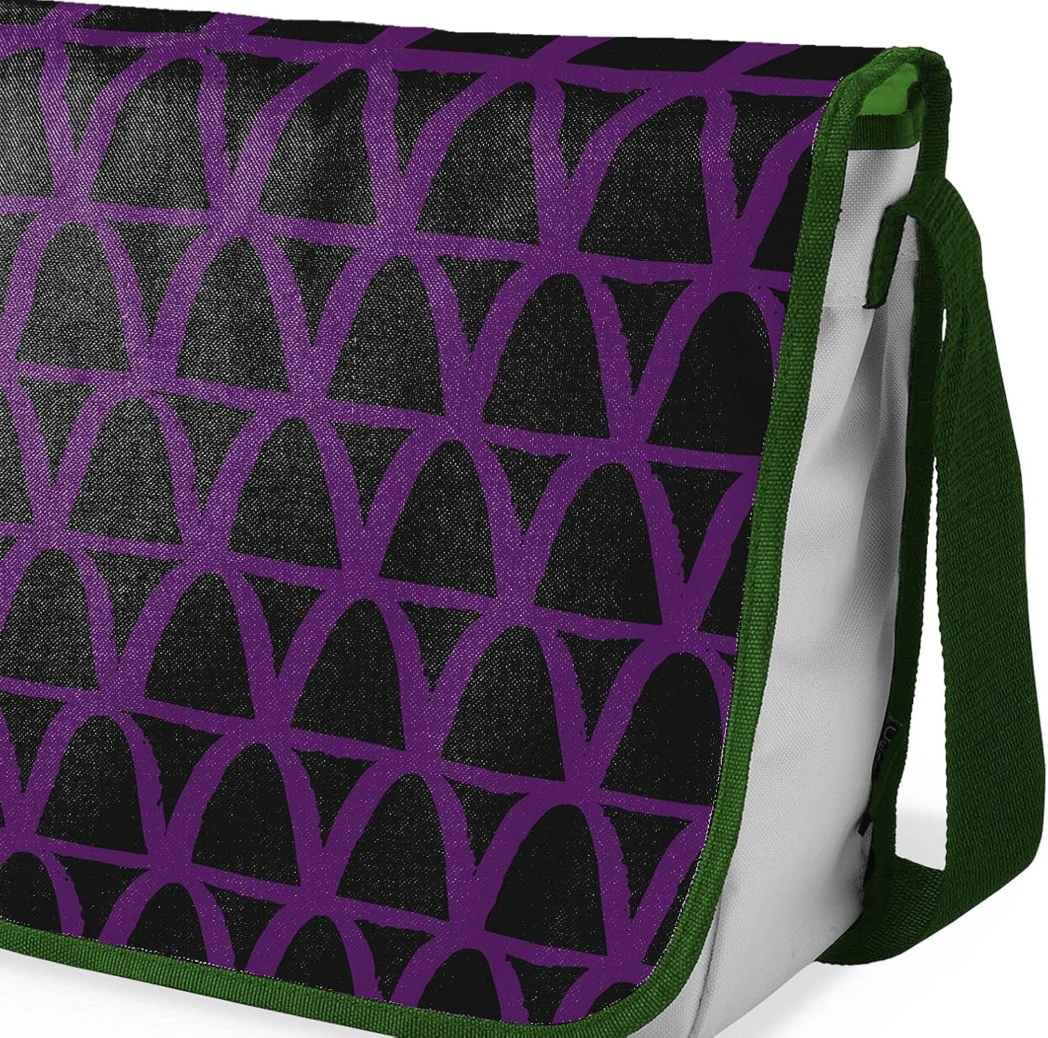 کیف مدرسه ای پیام رسان چاپی دیجیتال Bonamaison با بند خاکی رنگ برای دانش آموزان، کیف کراس بادی، کیف پیک، کیف شانه ای برای کودکان، دختران، پسران، اندازه: 29x36 سانتی متر