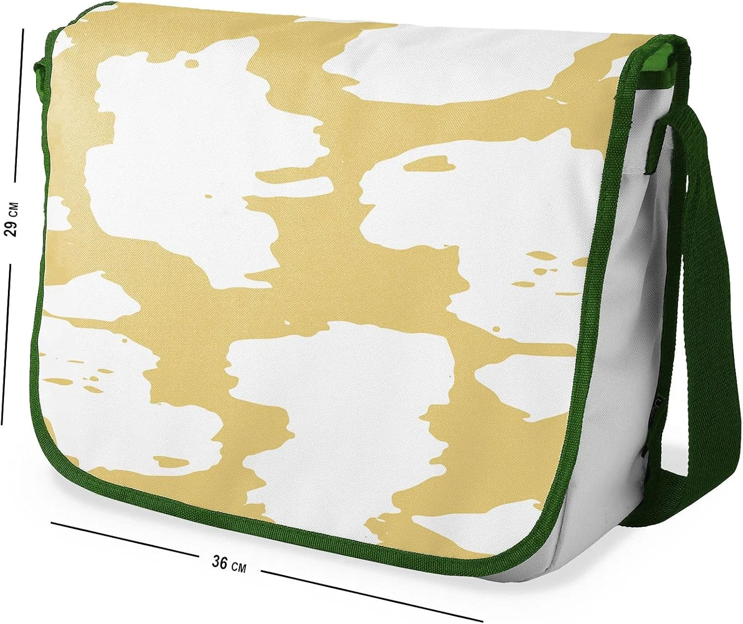 کیف مدرسه ای پیام رسان چاپی دیجیتال بونامیزون با بند خاکی رنگ برای دانش آموزان، کیف کراس بادی، کیف پیک، کیف شانه ای برای کودکان، دختران، پسران، اندازه: 29x36 سانتی متر کیف مدرسه ای پیام رسان چاپی دیجیتال بونامیزون با بند خاکی رنگ برای دانش آموزان، کیف کراس بادی، کیف پیک، کیف شانه ای برای کودکان، دختران، پسران، اندازه: 29x36 سانتی متر