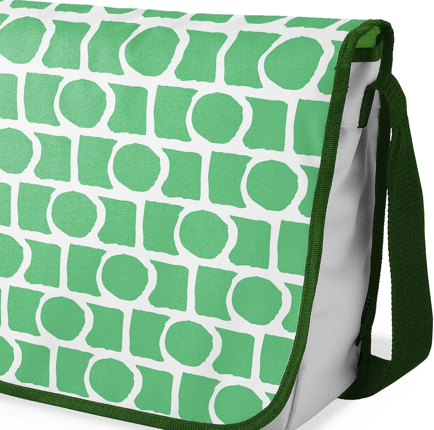 کیف مدرسه ای پیام رسان چاپی دیجیتال Bonamaison با بند خاکی رنگ برای دانش آموزان، کیف کراس بادی، کیف پیک، کیف شانه ای برای کودکان، دختران، پسران، سایز: 29x36 سانتی متر کیف مدرسه ای پیام رسان چاپی دیجیتال Bonamaison با بند خاکی رنگ برای دانش آموزان، کیف کراس بادی، کیف پیک، کیف شانه ای برای کودکان، دختران، پسران، سایز: 29x36 سانتی متر