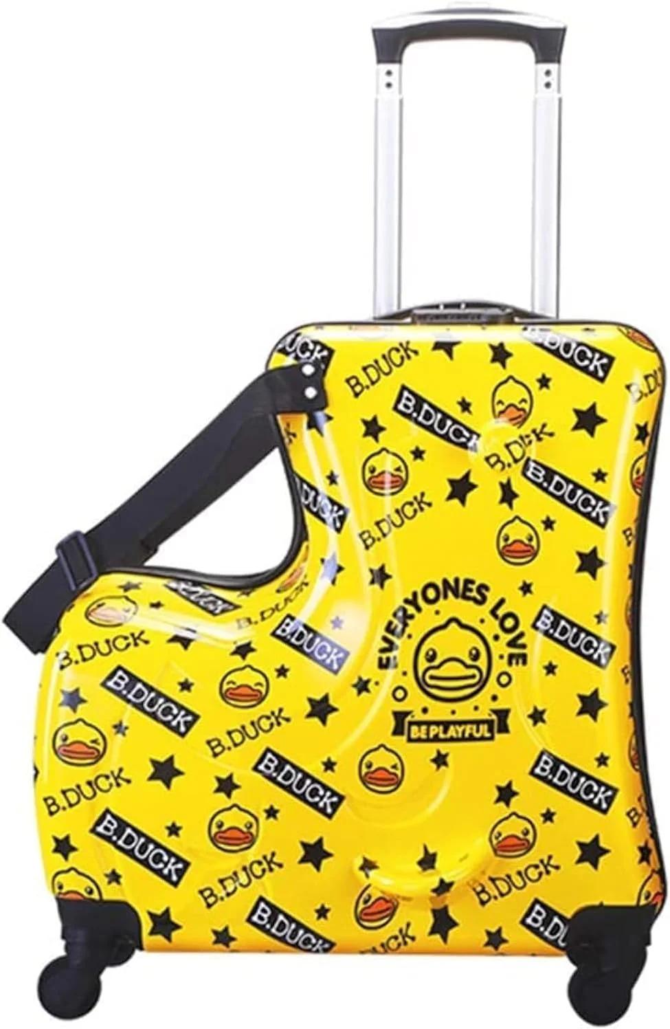 چمدان کودک کول‌بیبی مدل Yellow Duck سایز 20 اینچ