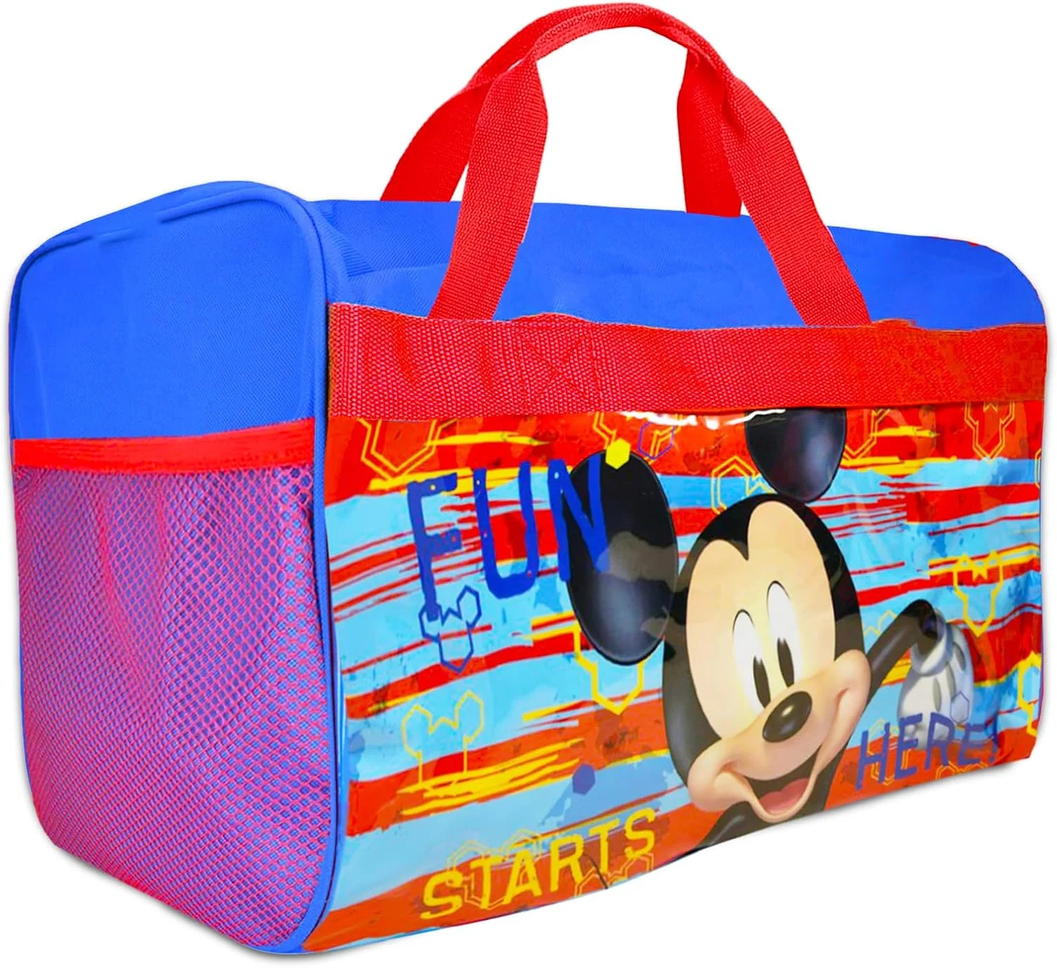 ست کیف دستی میکی موس دیزنی برای پسران، کودکان ~ بسته 4 تکه شامل کیف مسافرتی دستی میکی، استیکر، آویز در و موارد دیگر | ست فعالیت مسافرتی خواب میکی موس ست کیف دستی میکی موس دیزنی برای پسران، کودکان ~ بسته 4 تکه شامل کیف مسافرتی دستی میکی، استیکر، آویز در و موارد دیگر | ست فعالیت مسافرتی خواب میکی موس