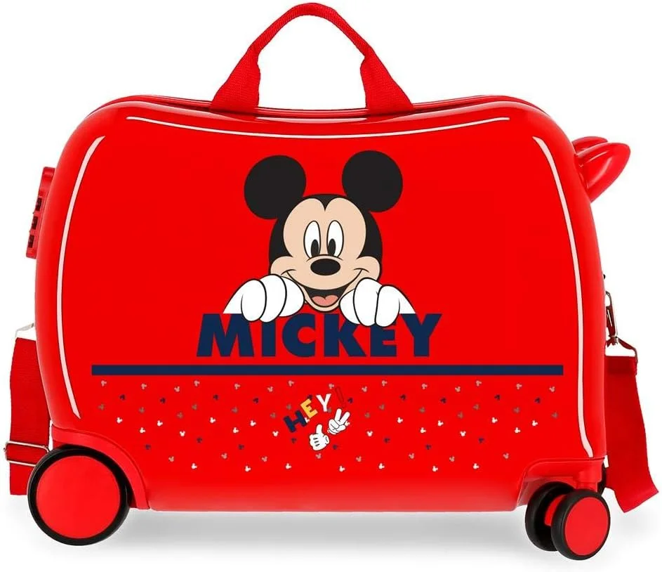 چمدان چرخدار طرح میکی موس خوشحال