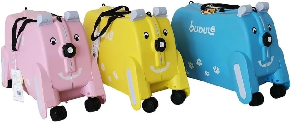 چمدان چرخدار کودک با صندلی، چمدان کودک (صورتی)