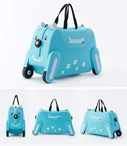 چمدان چرخدار کودک با صندلی، چمدان کودک (صورتی)