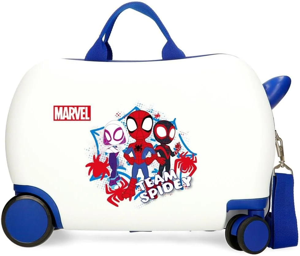 چمدان بچگانه Joumma Marvel Spidey Team، آبی، 45 x 31 x 20 سانتی متر، سخت، ABS، 24.6 لیتر، 1.8 کیلوگرم، 4 چرخ، چمدان دستی، آبی، چمدان بچگانه، آبی، 45 x 31 x 20 سانتی متر، چمدان بچگانه