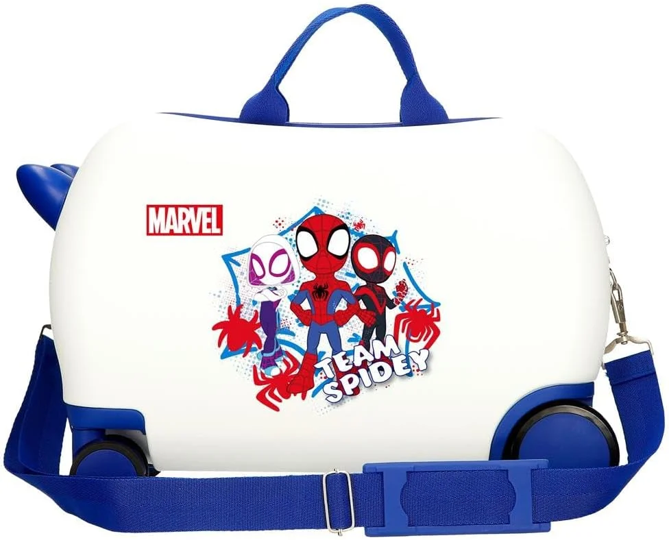 چمدان بچگانه Joumma Marvel Spidey Team، آبی، 45 x 31 x 20 سانتی متر، سخت، ABS، 24.6 لیتر، 1.8 کیلوگرم، 4 چرخ، چمدان دستی، آبی، چمدان بچگانه، آبی، 45 x 31 x 20 سانتی متر، چمدان بچگانه