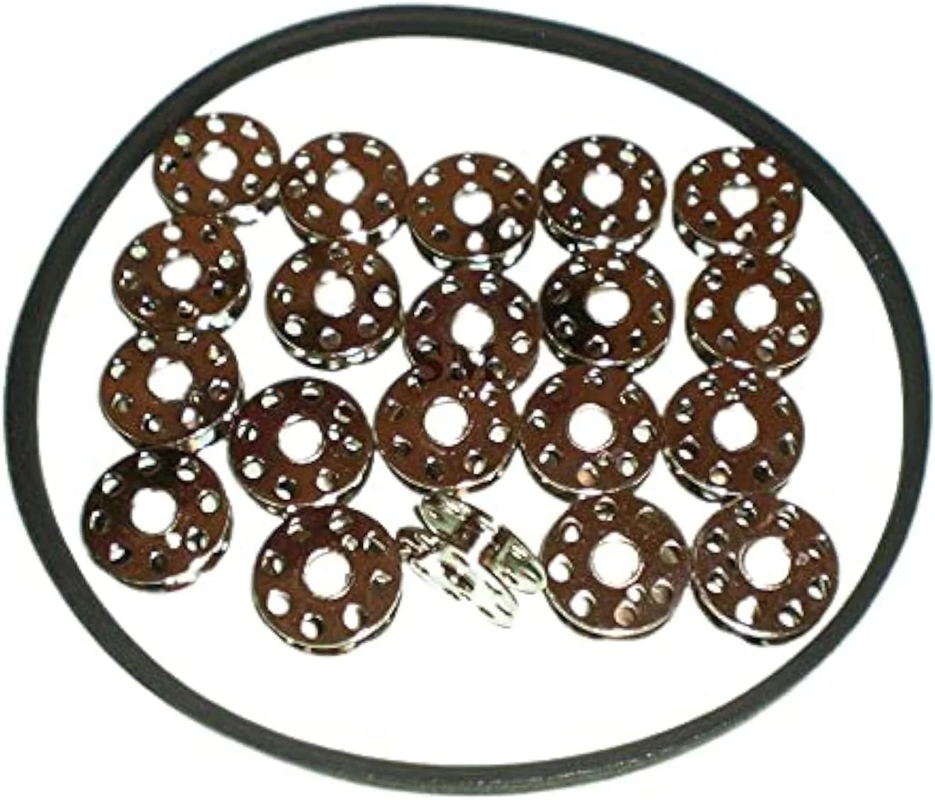 20 عدد ماسوره JNP + 1 تسمه برای چرخ خیاطی سینگر مدل Featherweight 221 222 301