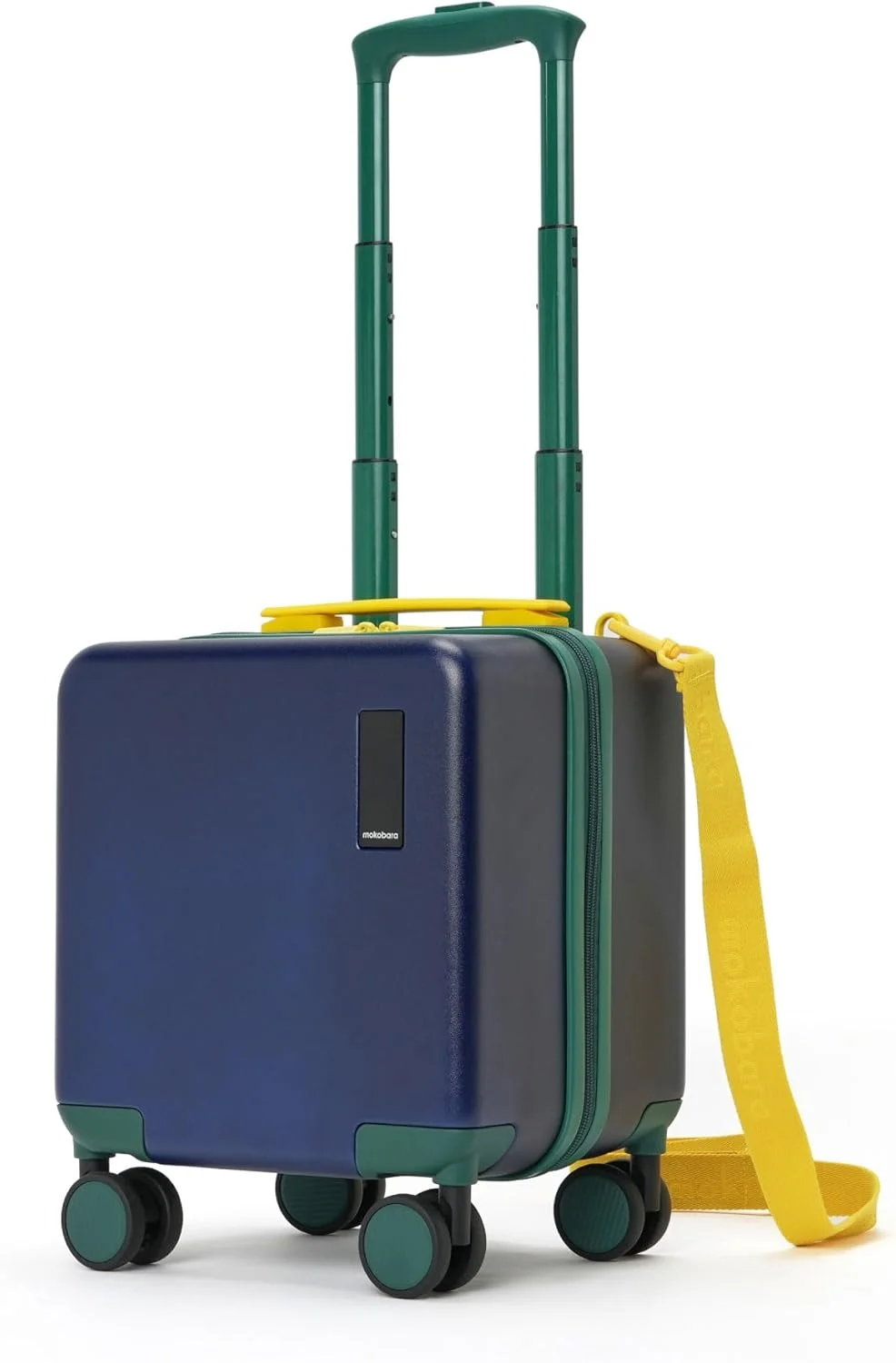 چمدان کودکانه پلی کربنات نشکن و فوق سبک MOKOBARA مدل Moko Blocks | چمدان ترولی سخت برای کودکان (38 سانتی متر (3-8 سال)، مهمانی کنار استخر) آبی
