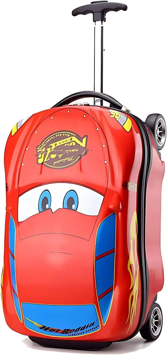 چمدان چرخدار کودکانه لیموس با طرح ماشین - کیف مسافرتی سبک و بادوام - حمل آسان و سرگرم کننده برای مسافران کوچک - ایده آل برای سفرهای کودکان و استفاده مدرسه چمدان چرخدار کودکانه لیموس با طرح ماشین - کیف مسافرتی سبک و بادوام - حمل آسان و سرگرم کننده برای مسافران کوچک - ایده آل برای سفرهای کودکان و استفاده مدرسه