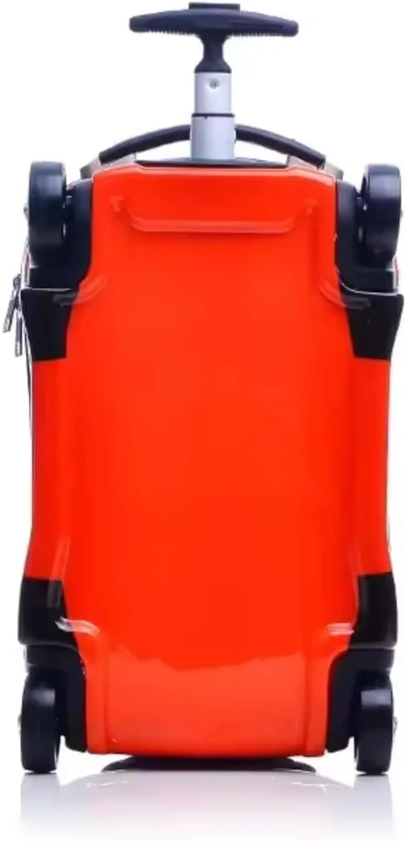 چمدان چرخدار کودکانه لیموس با طرح ماشین - کیف مسافرتی سبک و بادوام - حمل آسان و سرگرم کننده برای مسافران کوچک - ایده آل برای سفرهای کودکان و استفاده مدرسه