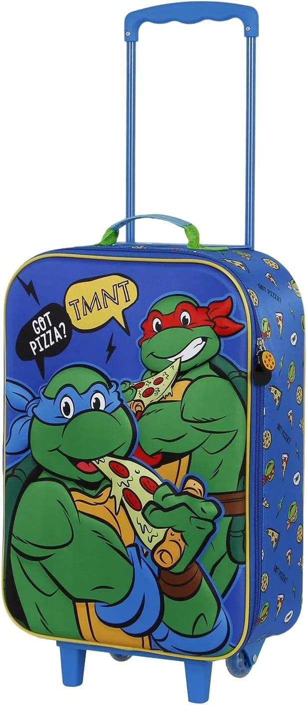 چمدان کودک کاراکترمانیا مدل Ninja Turtles طرح 3D