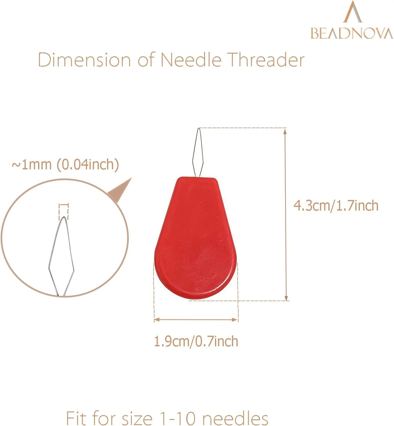 سوزن نخ کن BEADNOVA، 20 عدد، ابزار سوزن نخ کن پلاستیکی برای دوخت سوزن های چشمی کوچک، گلدوزی، بافتنی، لحاف دوزی (20 عدد، رنگ های ترکیبی) سوزن نخ کن BEADNOVA، 20 عدد، ابزار سوزن نخ کن پلاستیکی برای دوخت سوزن های چشمی کوچک، گلدوزی، بافتنی، لحاف دوزی (20 عدد، رنگ های ترکیبی)
