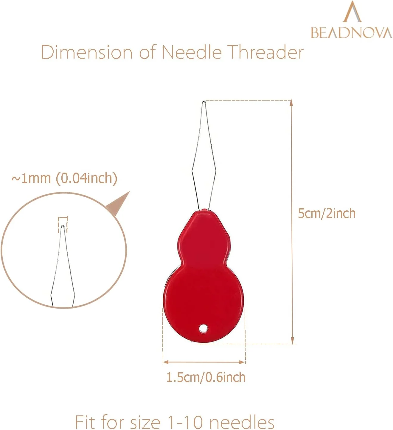 ابزار سوزن نخ کن گلدوزی BEADNOVA، 5 عدد، حلقه سیمی پلاستیکی، مناسب برای چرخ خیاطی، نخ کردن سوزن برای خیاطی دستی، کوک صلیبی، صنایع دستی، بافندگی و لحاف دوزی (5 عدد، رنگ های مختلف) ابزار سوزن نخ کن گلدوزی BEADNOVA، 5 عدد، حلقه سیمی پلاستیکی، مناسب برای چرخ خیاطی، نخ کردن سوزن برای خیاطی دستی، کوک صلیبی، صنایع دستی، بافندگی و لحاف دوزی (5 عدد، رنگ های مختلف)