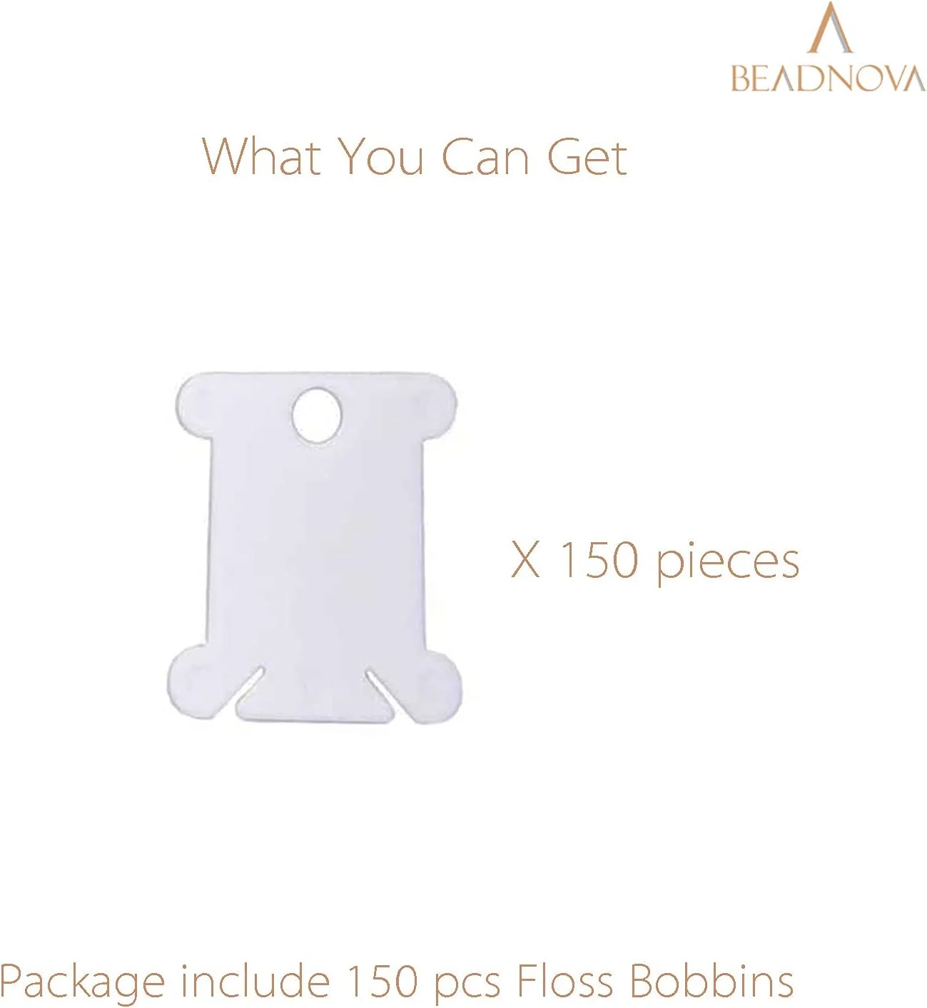 BEADNOVA ماسوره نخ گلدوزی 150 عددی، نگهدارنده نخ گلدوزی، ماسوره نخ برای نخ گلدوزی، نخ بخیه متقاطع، کاردستی و خیاطی BEADNOVA ماسوره نخ گلدوزی 150 عددی، نگهدارنده نخ گلدوزی، ماسوره نخ برای نخ گلدوزی، نخ بخیه متقاطع، کاردستی و خیاطی