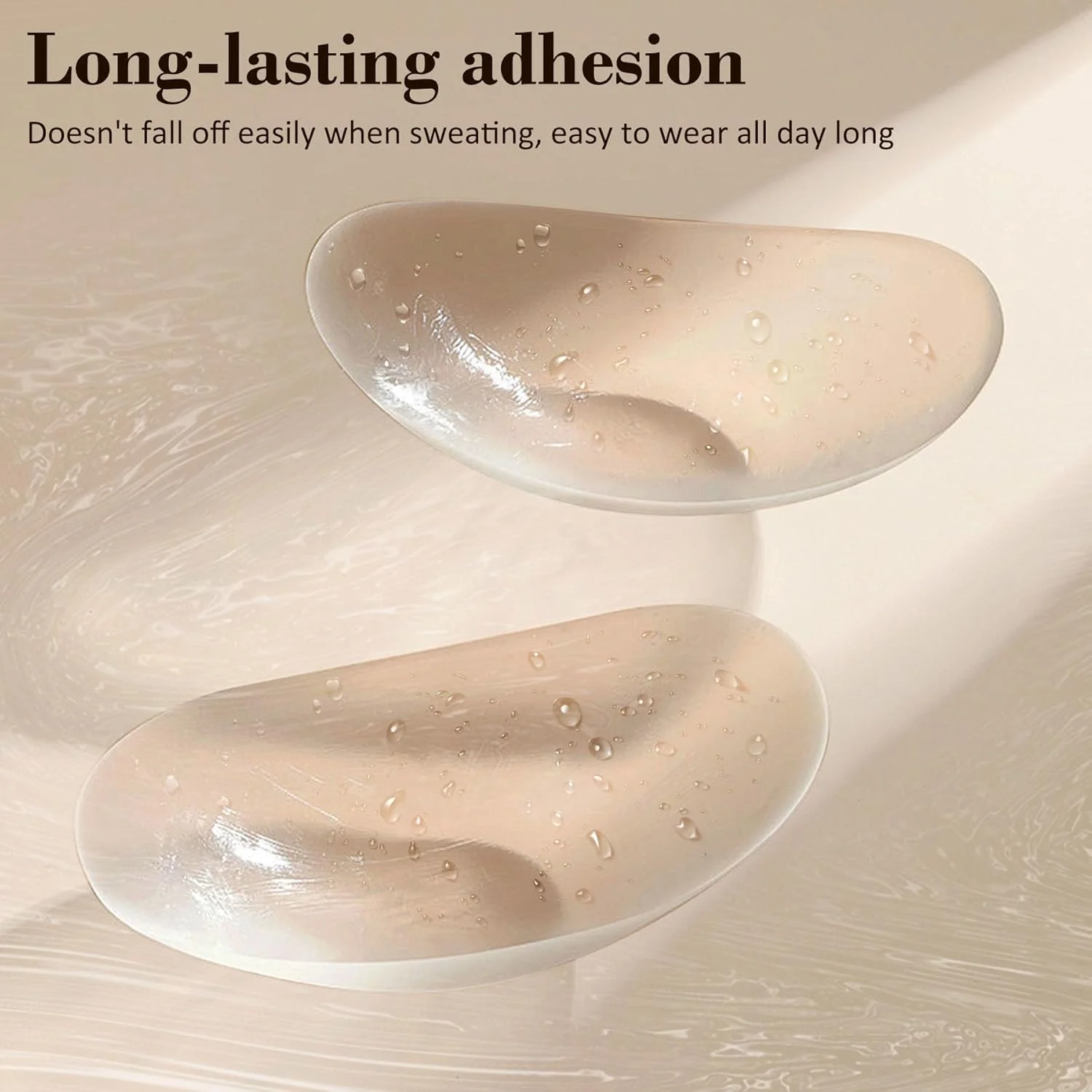 EKIND یک جفت پد شانه برای لباس زنانه، پدهای ضد لغزش و پوش آپ شانه نامرئی و تنفسی