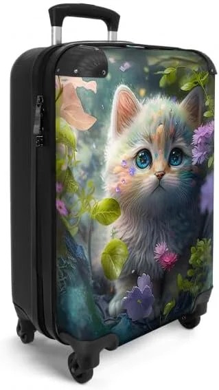 چمدان کودکانه NoBoringSuitcases.com®، چمدان دستی، بدنه سخت با قفل TSA، پسرانه و دخترانه، چرخدار، چمدان مسافرتی، قابل حمل، چمدان چرخ دار، کوچک یا متوسط، 22 گربه در طبیعت، بار دستی چمدان کودکانه NoBoringSuitcases.com®، چمدان دستی، بدنه سخت با قفل TSA، پسرانه و دخترانه، چرخدار، چمدان مسافرتی، قابل حمل، چمدان چرخ دار، کوچک یا متوسط، 22 گربه در طبیعت، بار دستی