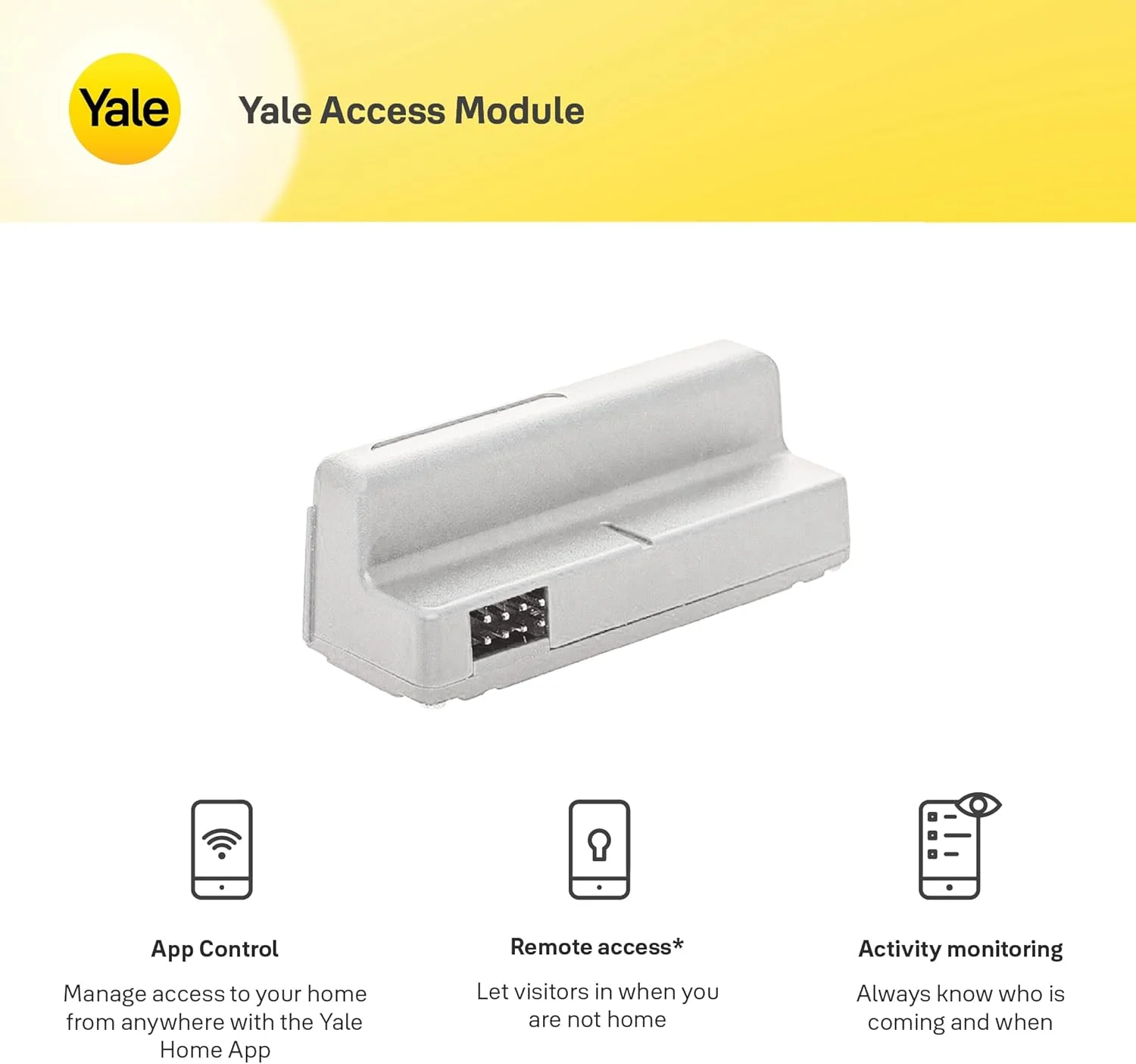 ماژول دسترسی Yale 05-07H0-4-04-88-11 برای قفل درب هوشمند، چند رنگ ماژول دسترسی Yale 05-07H0-4-04-88-11 برای قفل درب هوشمند، چند رنگ