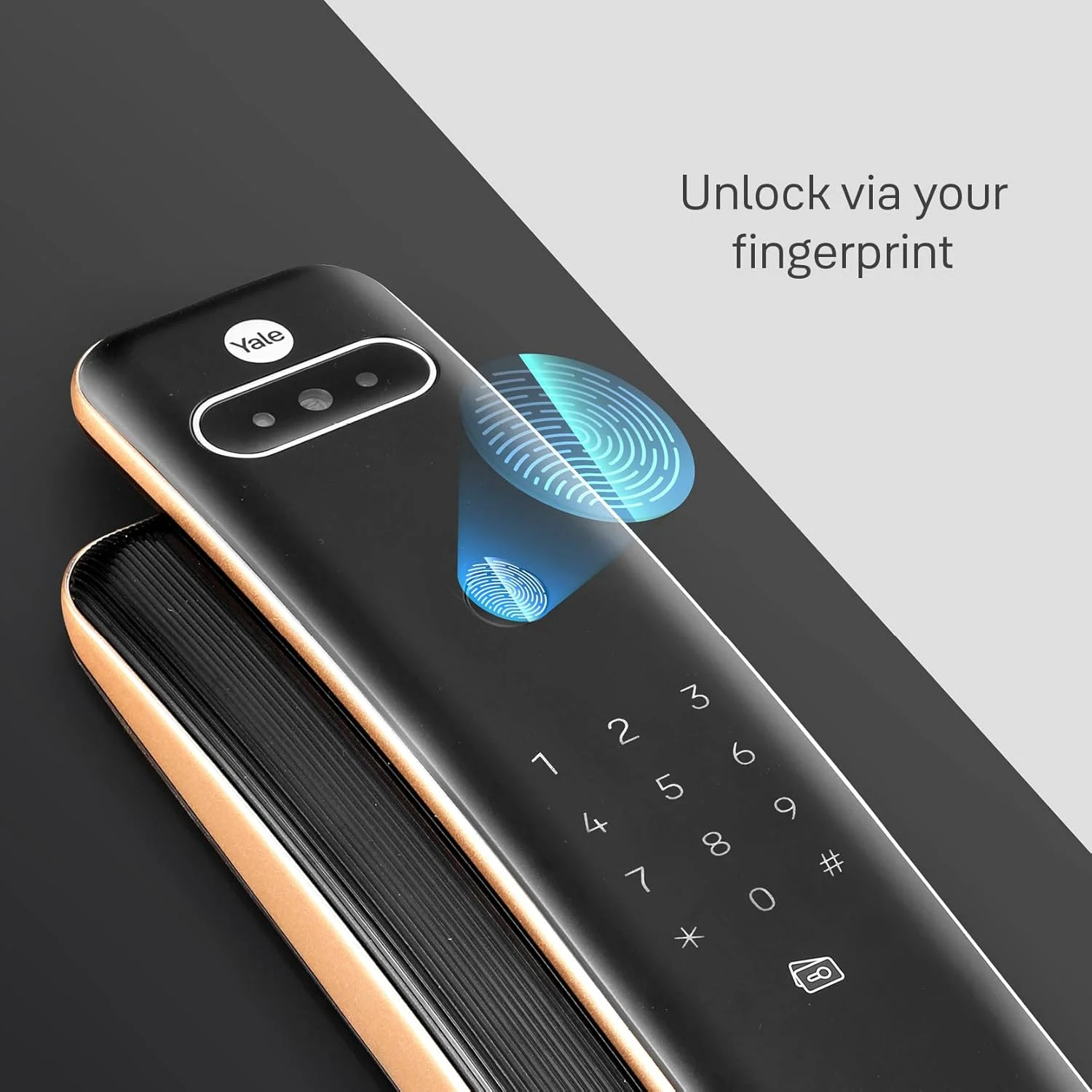 قفل هوشمند درب Yale Luna Pro Plus مدل فشاری-کششی، تشخیص چهره، اثر انگشت، کد پین و RFID، کلید مکانیکی، قابل شارژ با Type-C، قفل خودکار و منبع تغذیه اضطراری، دسترسی از راه دور و هشدارهای فوری قفل هوشمند درب Yale Luna Pro Plus مدل فشاری-کششی، تشخیص چهره، اثر انگشت، کد پین و RFID، کلید مکانیکی، قابل شارژ با Type-C، قفل خودکار و منبع تغذیه اضطراری، دسترسی از راه دور و هشدارهای فوری