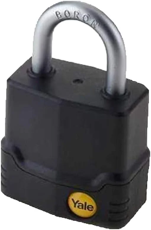 قفل ضد برش و ضد آب فوق امنیتی Yale Y227/55/126/1، اندازه 55 میلی متر، بسته 1 عددی، مناسب برای استفاده در فضای باز
