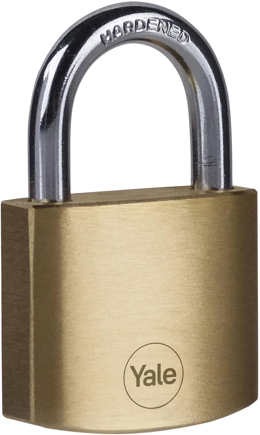 قفل برنجی 40 میلی متری ییل مدل Y110B/40/122/6 با امنیت استاندارد، مجموعه 6 عددی