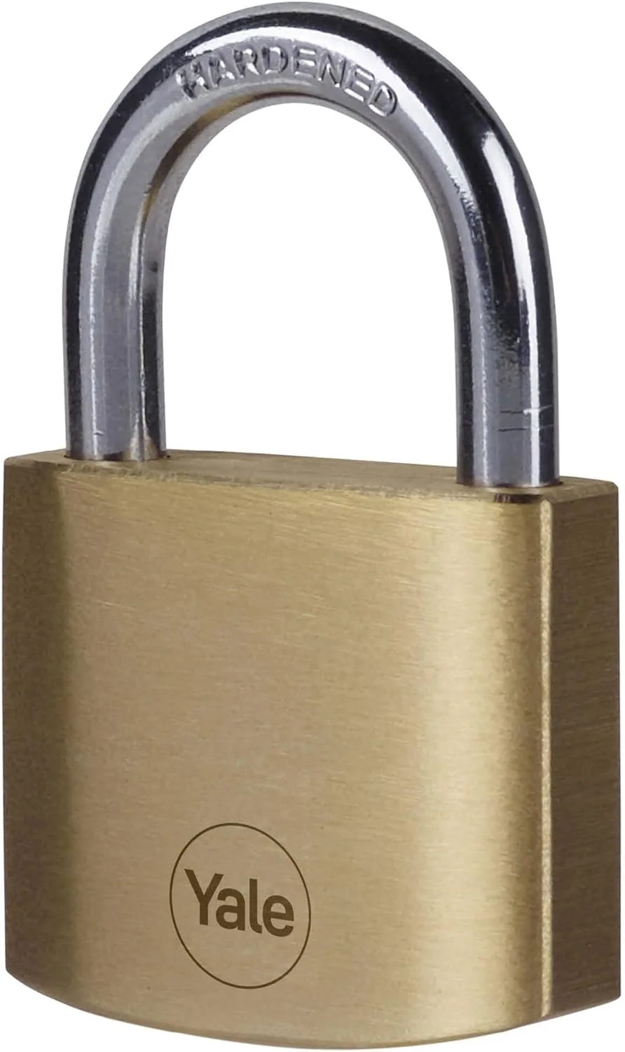 قفل برنجی 40 میلی متری ییل مدل Y110B/40/122/6 با امنیت استاندارد، مجموعه 6 عددی