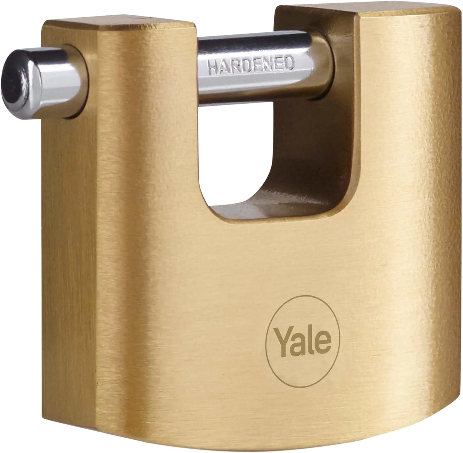 قفل برنجی ایمنی بالا 70 میلی متری کرکره ای Yale - Y114B/70/113/1 - دارای میله فولادی سخت شده - 3 کلید