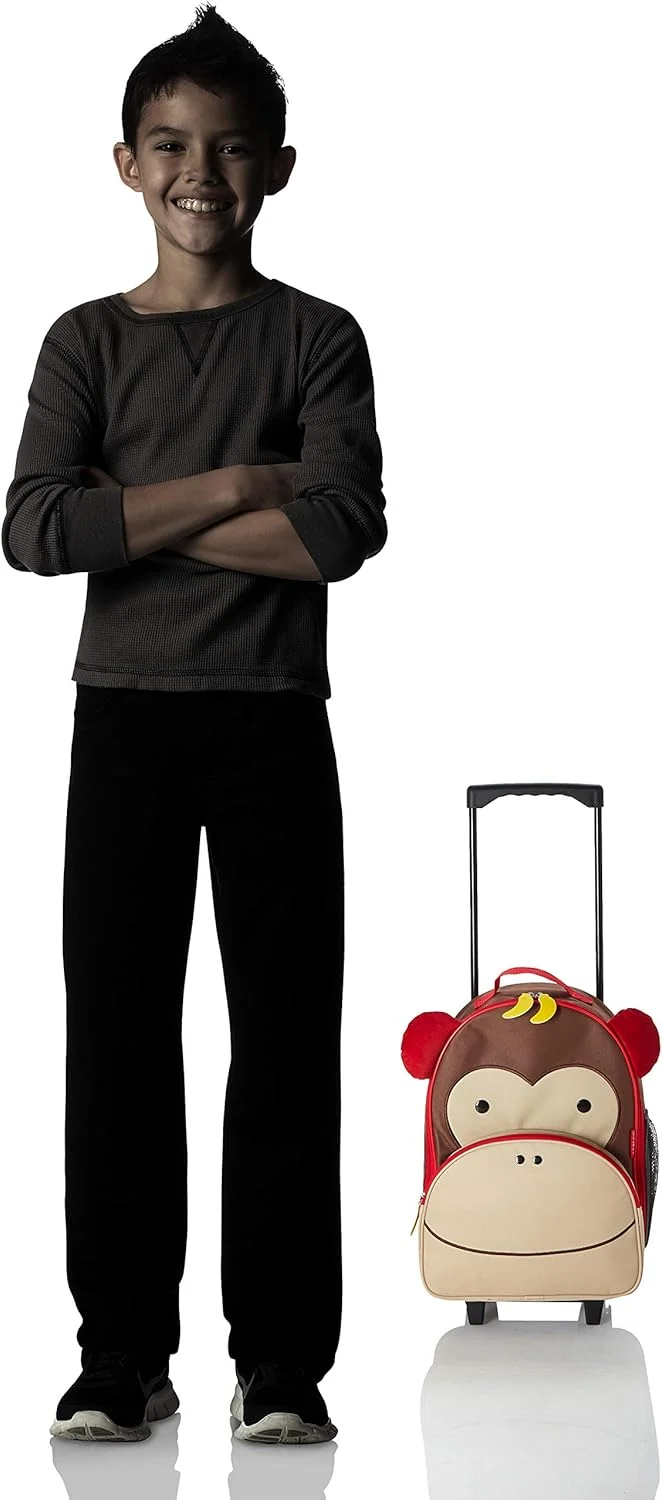 چمدان چرخ دار کودکانه Skip Hop Zoo، طرح میمون، 212303